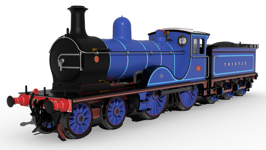 GNoSR 'F' Class / LNER D40 No.49 'Thistle' in ‘What-If’ Lined Blue Steam Locomotive