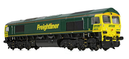 371-385A Class 66/5 66515 Freightliner Green Diesel Locomotive