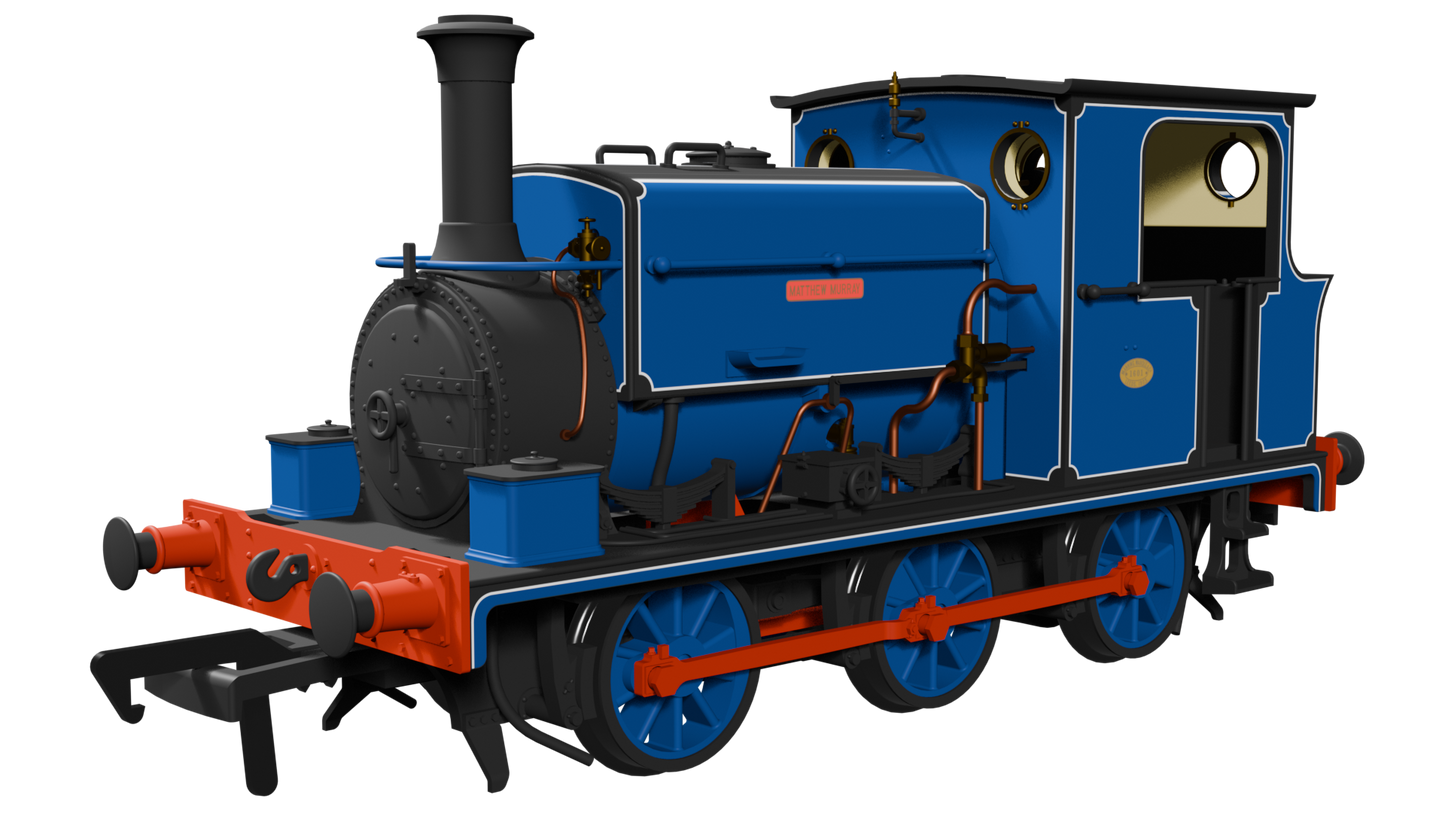 Manning Wardle L Class 'Matthew Murray' in Lined Blue 0-6-0ST Steam Tank Locomotive