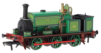 960505 Manning Wardle L Class 'Logan and Hemmingway' No.20 in Lined Green 0-6-0ST Steam Tank Locomotive - DCC Sound