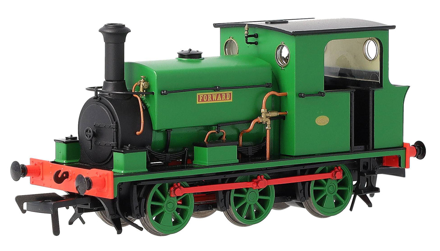 960506 Manning Wardle L Class 'Forward' in Plain Green 0-6-0ST Steam Tank Locomotive - DCC Sound