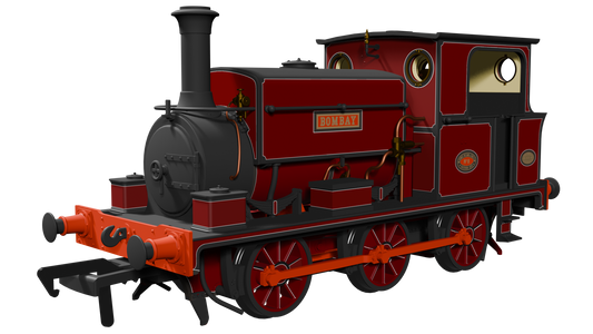 Manning Wardle L Class 'Bombay' in Lined Red 0-6-0ST Steam Tank Locomotive