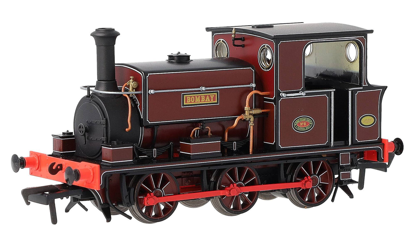 960507 Manning Wardle L Class 'Bombay' in Lined Red 0-6-0ST Steam Tank Locomotive - DCC Sound