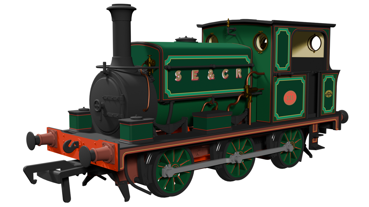 Manning Wardle L Class 'What If' SECR No.331 Fully Lined Wainwright Green 0-6-0ST Steam Tank Locomotive