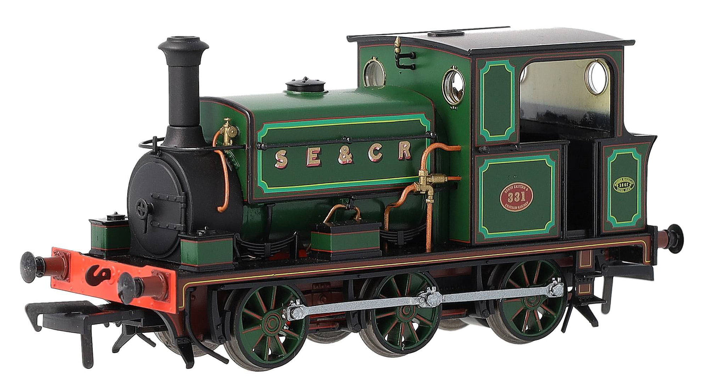 960009 Manning Wardle L Class 'What If' SECR No.331 Fully Lined Wainwright Green 0-6-0ST Steam Tank Locomotive