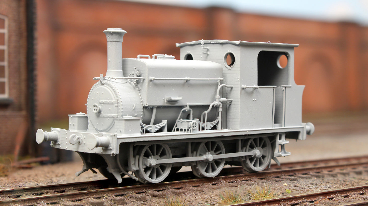 Manning Wardle L Class 'Bombay' in Lined Red 0-6-0ST Steam Tank Locomotive  - DCC Sound