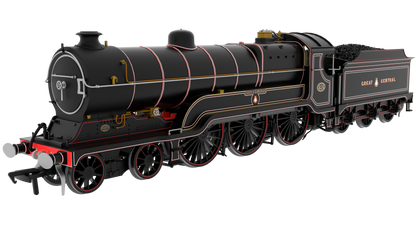 812502 GCR Class 1 4-6-0 No.424 'City of Lincoln' - GCR Lined Black Steam Locomotive - DCC Sound