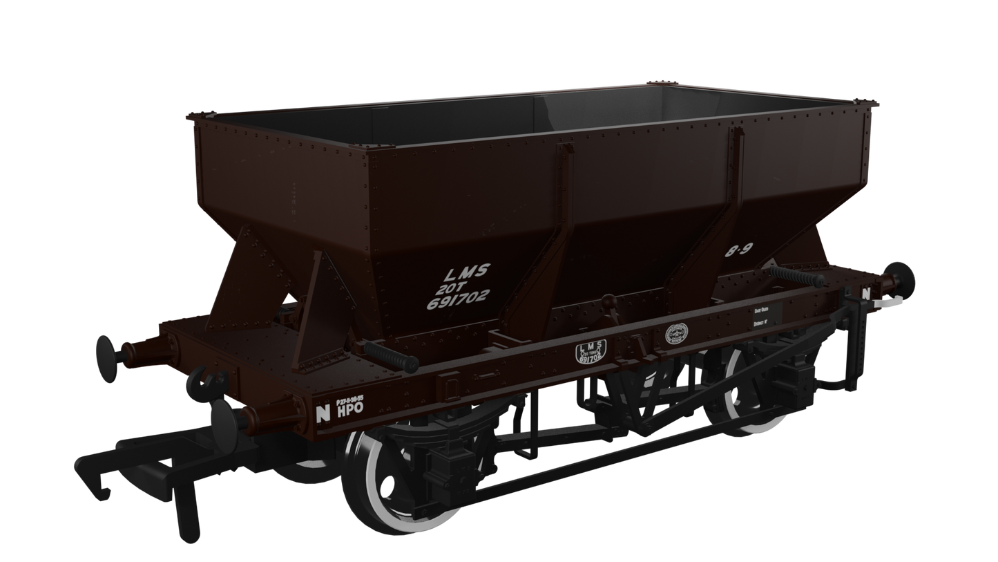 LMS Iron Ore Hopper - LMS (post-36) No.691702