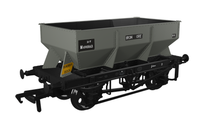 LMS Iron Ore Hopper - BR (Iron Ore) No.M690863