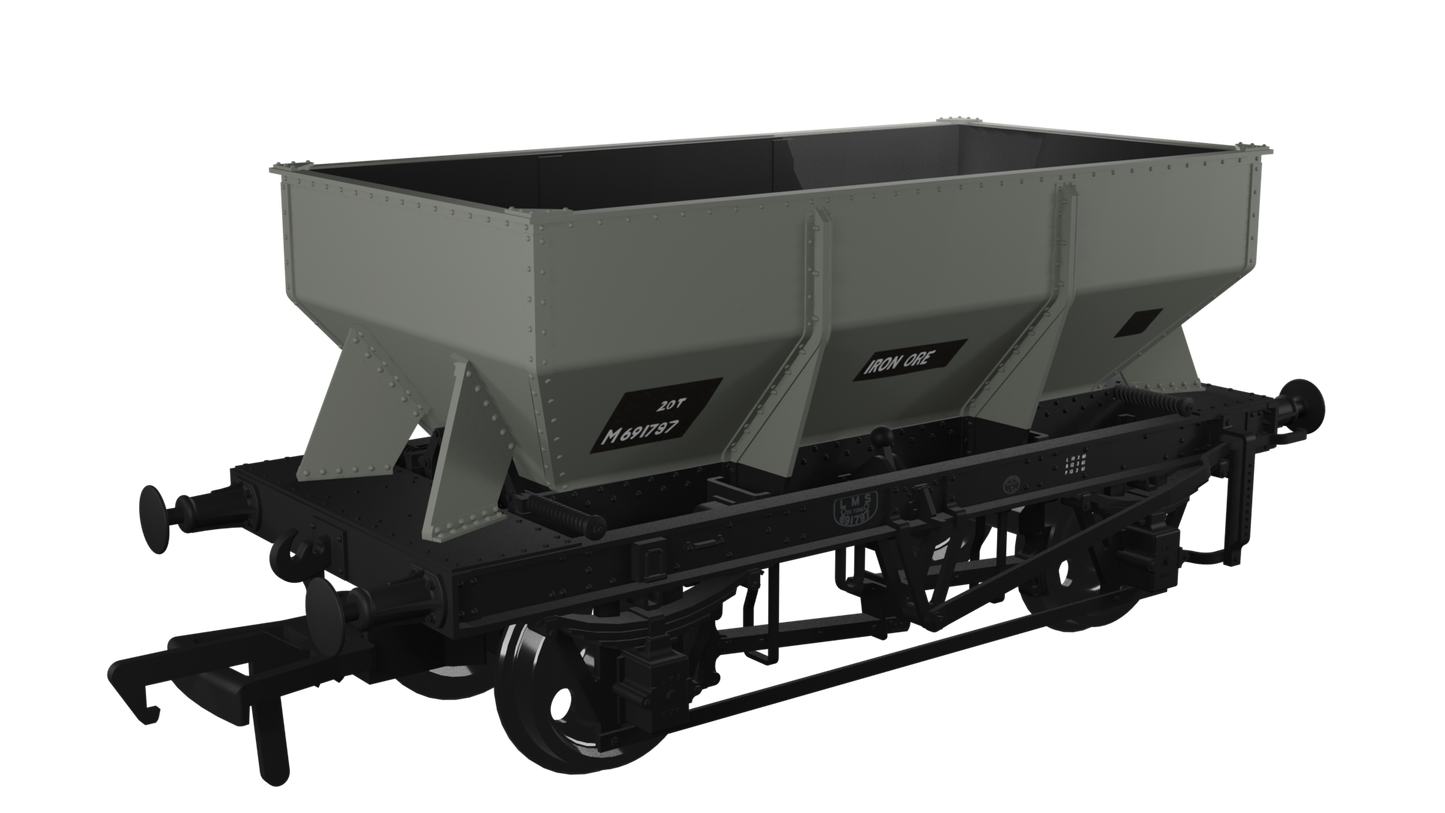 LMS Iron Ore Hopper - BR (Iron Ore) No.M691797