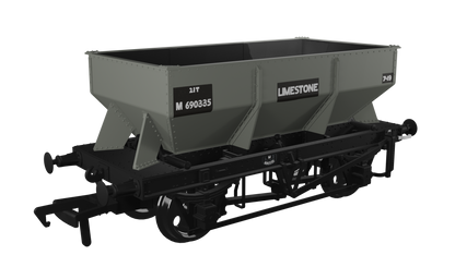 LMS Iron Ore Hopper - BR (Limestone) No.M690335