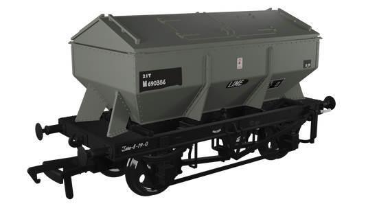 LMS Iron Ore Hopper - BR (Lime) No.M690386