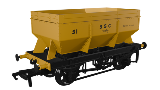 LMS Iron Ore Hopper - BSC Yellow No.51