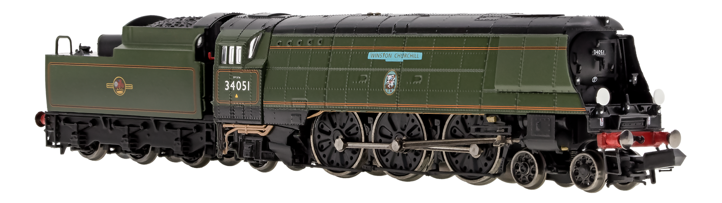 Battle of Britain ‘Winston Churchill’ 34051 BR Green Late Crest