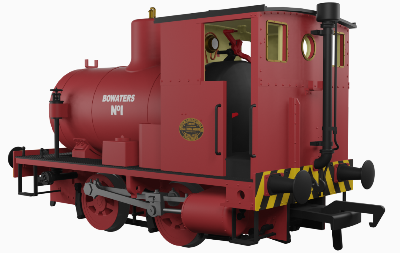 Andrew Barclay Fireless 0-4-0 - Bowaters (Ellesmere) No.1 (Works No. 1982) Steam Locomotive - DCC Sound