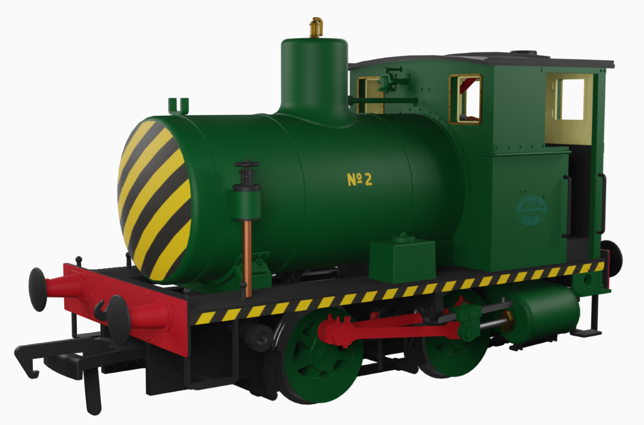 Andrew Barclay Fireless 0-4-0 - Boots No.2 (Works No. 2008) Steam Locomotive - DCC Sound