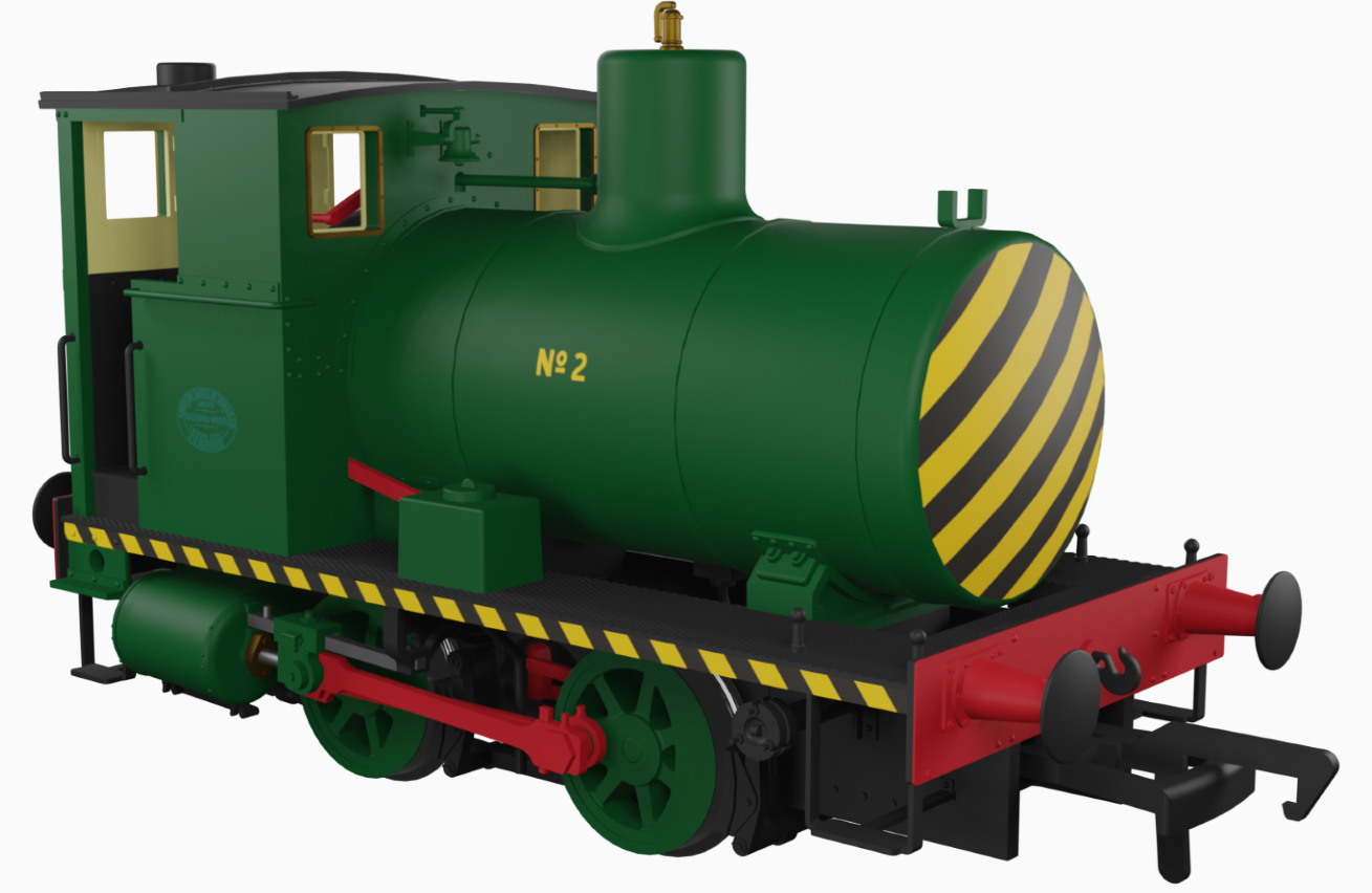 Andrew Barclay Fireless 0-4-0 - Boots No.2 (Works No. 2008) Steam Locomotive - DCC Sound