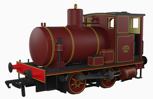 Andrew Barclay Fireless 0-4-0 - Lined Maroon Steam Locomotive