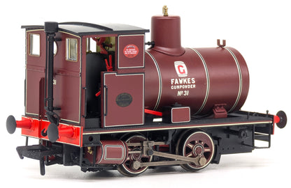 Andrew Barclay Fireless 0-4-0 G. Fawkes Gunpowder Works No.31 Steam Locomotive - DCC Sound