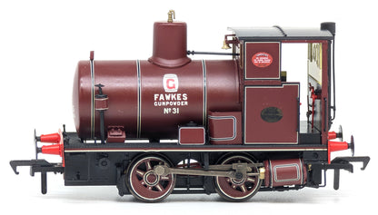 Andrew Barclay Fireless 0-4-0 G. Fawkes Gunpowder Works No.31 Steam Locomotive - DCC Sound