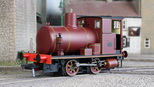 Andrew Barclay Fireless 0-4-0 - Lined Maroon Steam Locomotive
