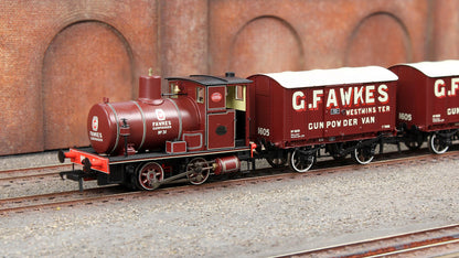 Andrew Barclay Fireless 0-4-0 G. Fawkes Gunpowder Works No.31 Steam Locomotive - DCC Sound