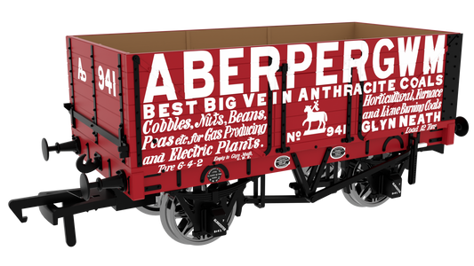 7 Plank 1907 Railway Clearing House Private Owner Open Wagon Aberpergwm No.941