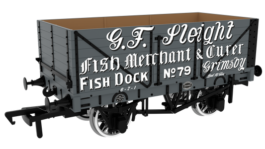 7 Plank 1907 Railway Clearing House Private Owner Open Wagon G. F. Sleight No.79