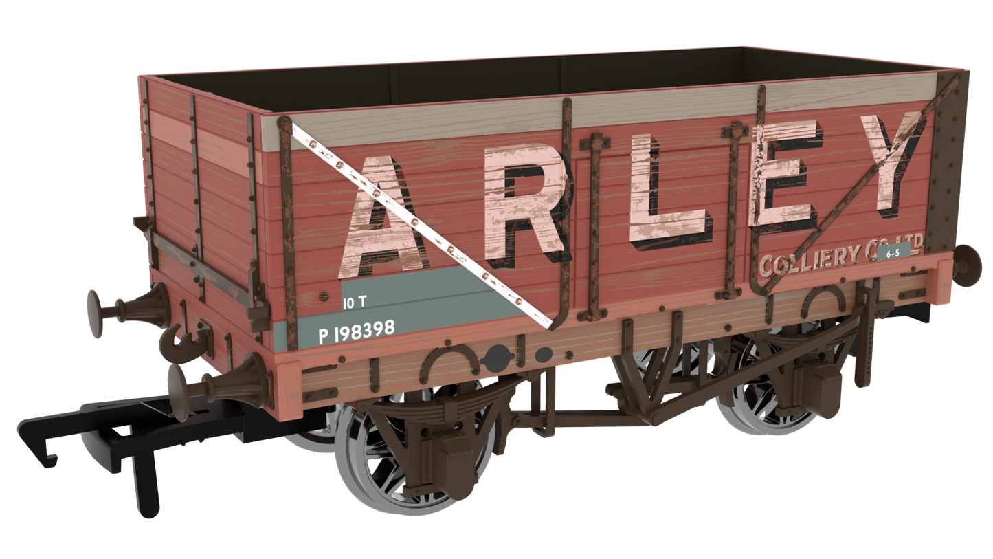 7 Plank 1907 Railway Clearing House Private Owner Open WagonBR (ex-ARLEY) No.P198398