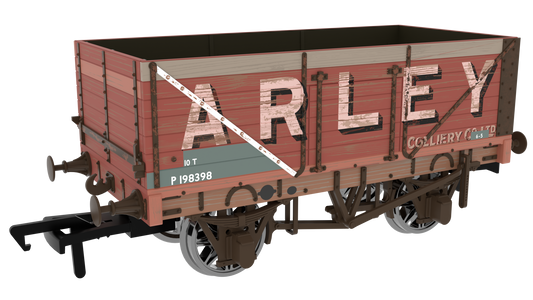 7 Plank 1907 Railway Clearing House Private Owner Open WagonBR (ex-ARLEY) No.P198398