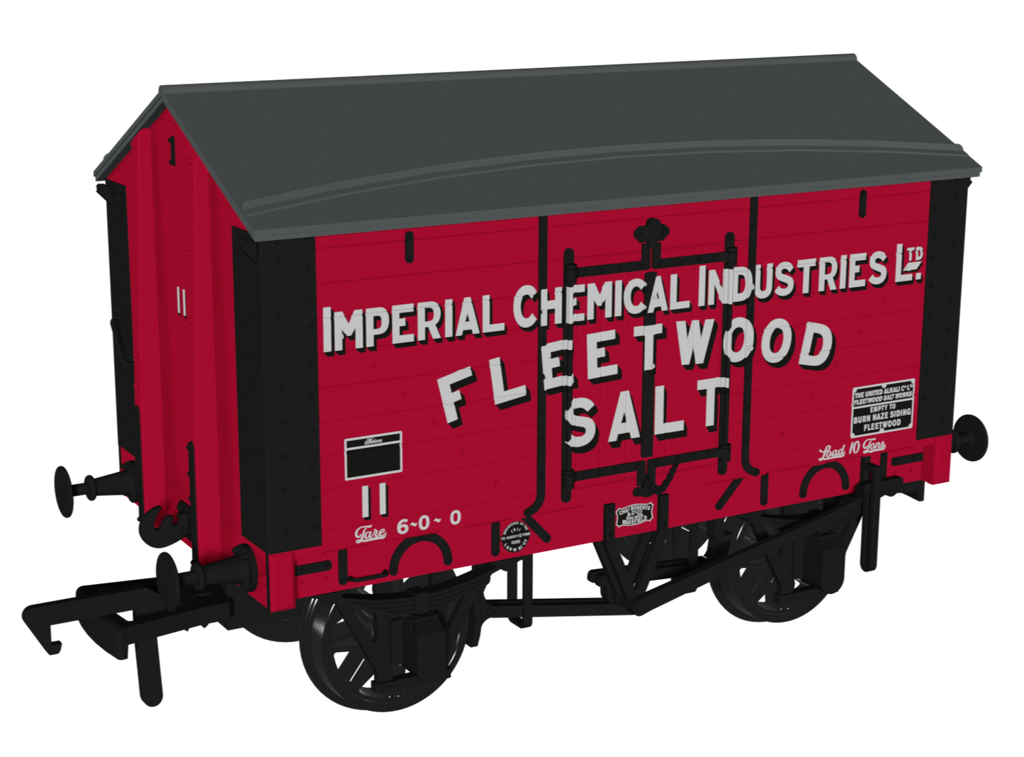 RCH 1907 Private Owner Salt Van - Imperial Chemical Industries Fleetwood Salt No.11