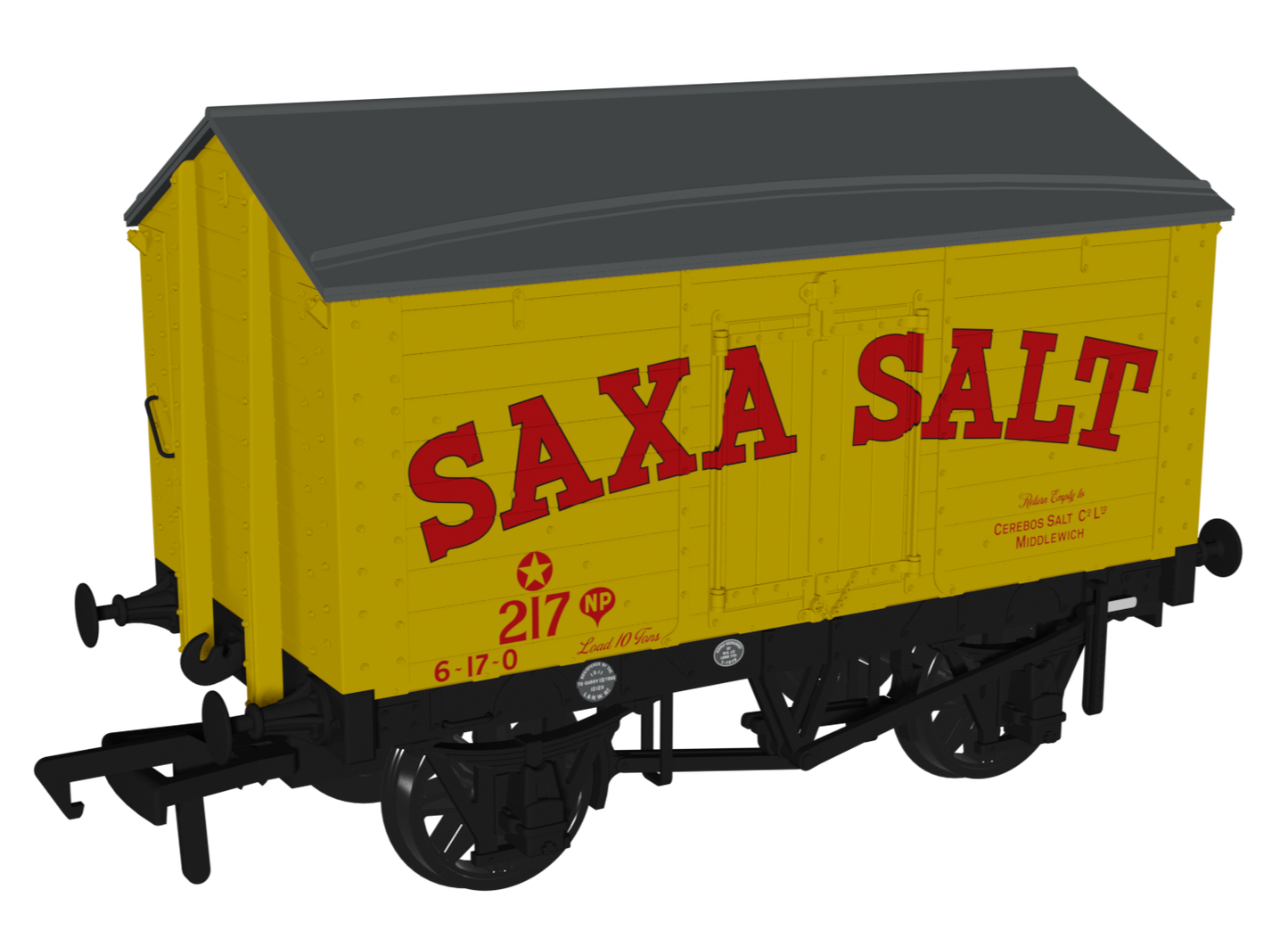 RCH 1907 Private Owner Salt Van - Saxa Salt No.217