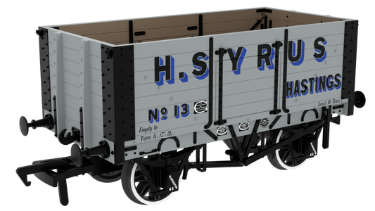 967801 RCH 1907 Spec Open Wagon H. Syrus No. 13 7-plank wagon with side doors