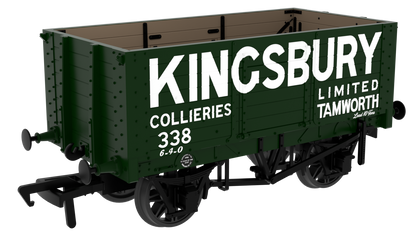 967802 RCH 1907 Spec Open Wagon Kingsbury No. 338 7-plank wagon with side doors