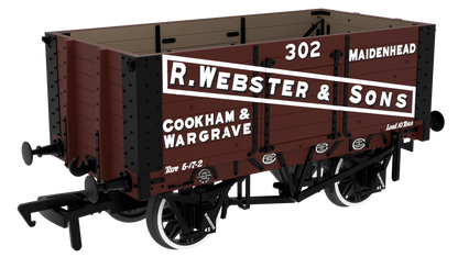967803 RCH 1907 Spec Open Wagon R. Webster & Sons No. 302 7-plank wagon with side doors
