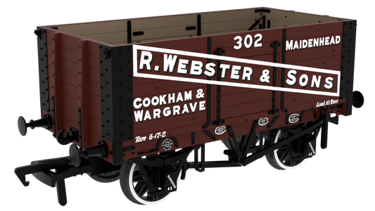 967803 RCH 1907 Spec Open Wagon R. Webster & Sons No. 302 7-plank wagon with side doors