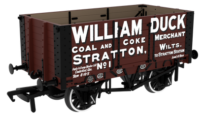 967805 RCH 1907 Spec Open Wagon William Duck No. 1 7-plank wagon with side doors