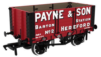 967806 RCH 1907 Spec Open Wagon Payne & Son No. 2 7-plank wagon with side doors