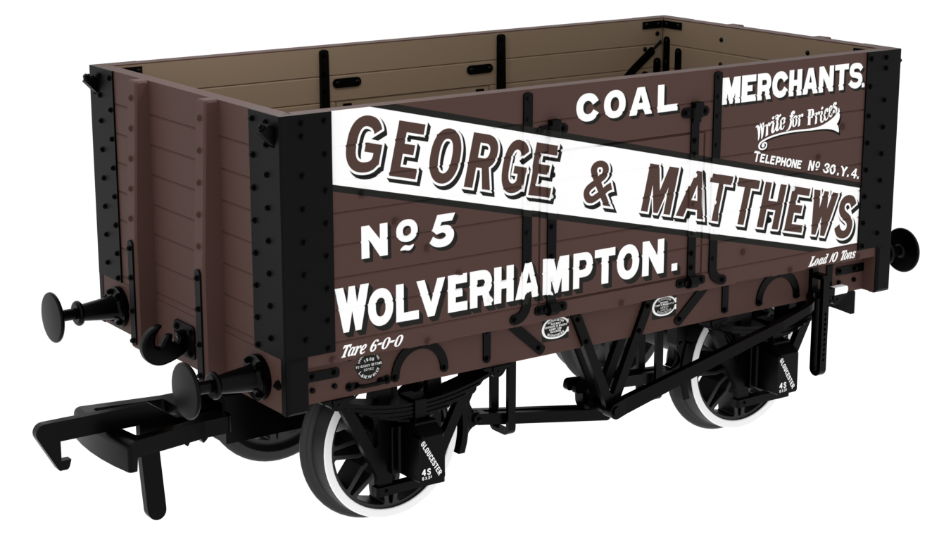 967807 RCH 1907 Spec Open Wagon George & Matthews No. 5 7-plank wagon with side doors