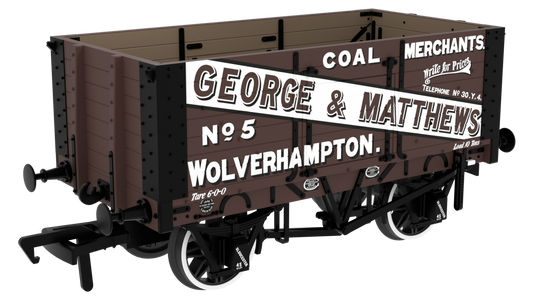 967807 RCH 1907 Spec Open Wagon George & Matthews No. 5 7-plank wagon with side doors