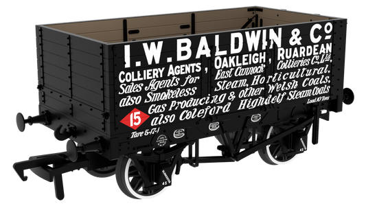 967809 RCH 1907 Spec Open Wagon I. W. Baldwin No. 15 7-plank wagon with side and end doors