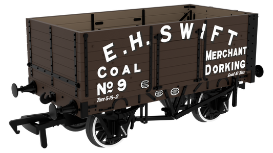 967810 RCH 1907 Spec Open Wagon E. H. Swift No. 9 7-plank wagon with side and end doors