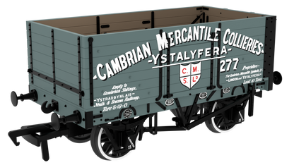 967811 RCH 1907 Spec Open Wagon Cambrian Mercantile Collieries No. 277 7-plank wagon with side and end doors