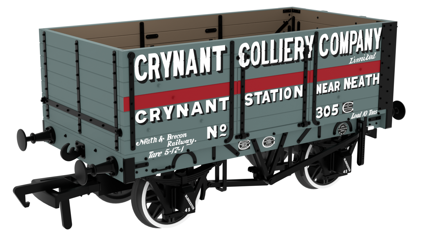 967812 RCH 1907 Spec Open Wagon Crynant Colliery Company No. 305 7-plank wagon with side and end doors