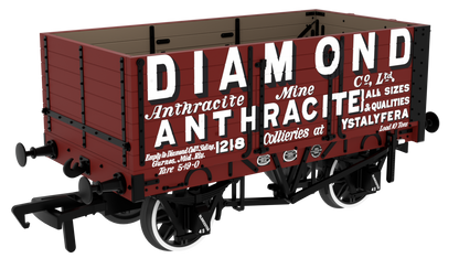 967813 RCH 1907 Spec Open Wagon Diamond Anthracite No. 1218 7-plank wagon with side and end doors