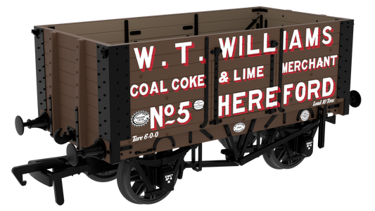 967814 RCH 1907 Spec Open Wagon W. T. Williams No. 5 7-plank wagon with side doors