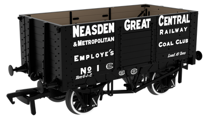 967815 RCH 1907 Spec Open Wagon Neasden Great Central & Metropolitan No. 1 7-plank wagon with side doors