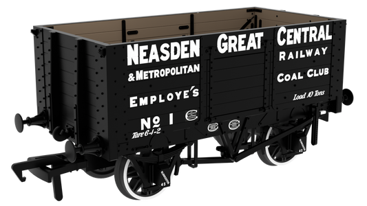 967815 RCH 1907 Spec Open Wagon Neasden Great Central & Metropolitan No. 1 7-plank wagon with side doors
