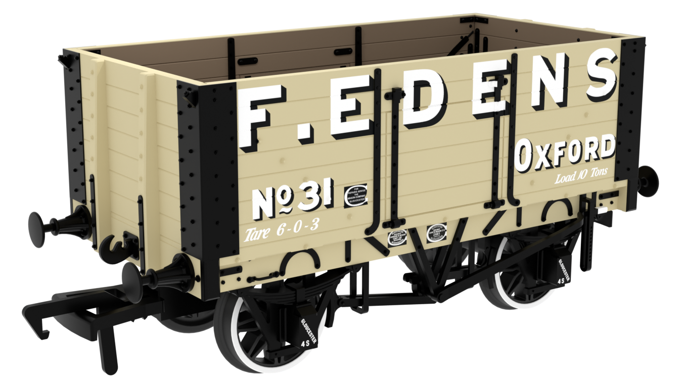 967816 RCH 1907 Spec Open Wagon F. Edens No. 31 7-plank wagon with side doors