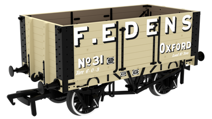 967816 RCH 1907 Spec Open Wagon F. Edens No. 31 7-plank wagon with side doors